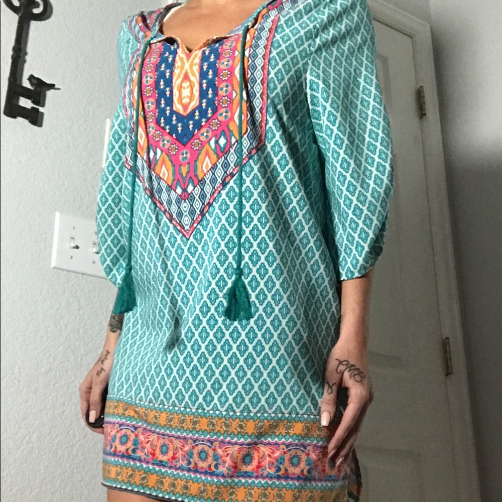 Boho bikini cover up